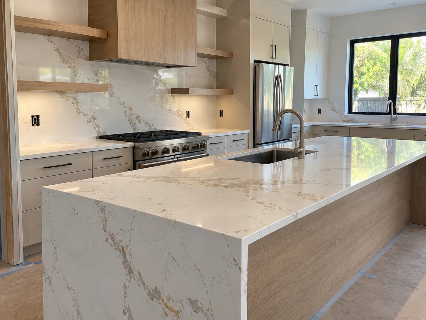 Quartz countertops for an investment property